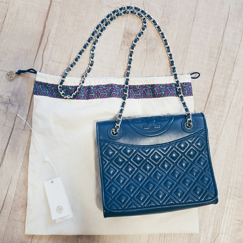 Tory Burch Navy Handbag